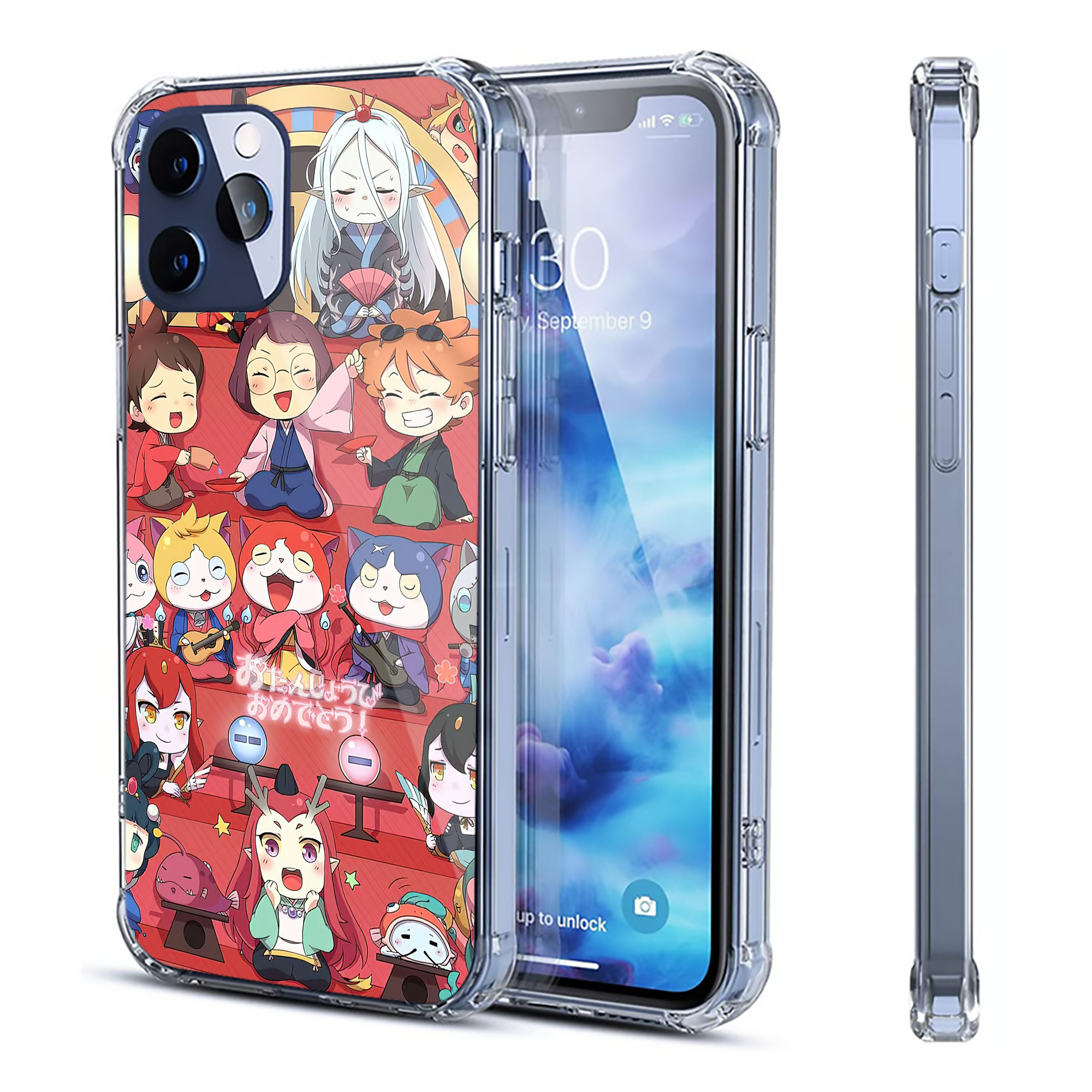 （画像用） 妖怪ウォッチ Yo-kai Watch 【iPhone 12シリーズ対応】透明スマホケース（クリアソフトケース）